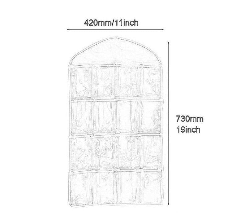 16 Pockets Multifunctional Socks Organizer, Foldable Wardrobe Hanging Bag, Storage Bags For Stocking Accessories 16 Pockets Multifunctional Socks Organizer, Foldable Wardrobe Hanging Bag, Storage Bags For Stocking Accessories